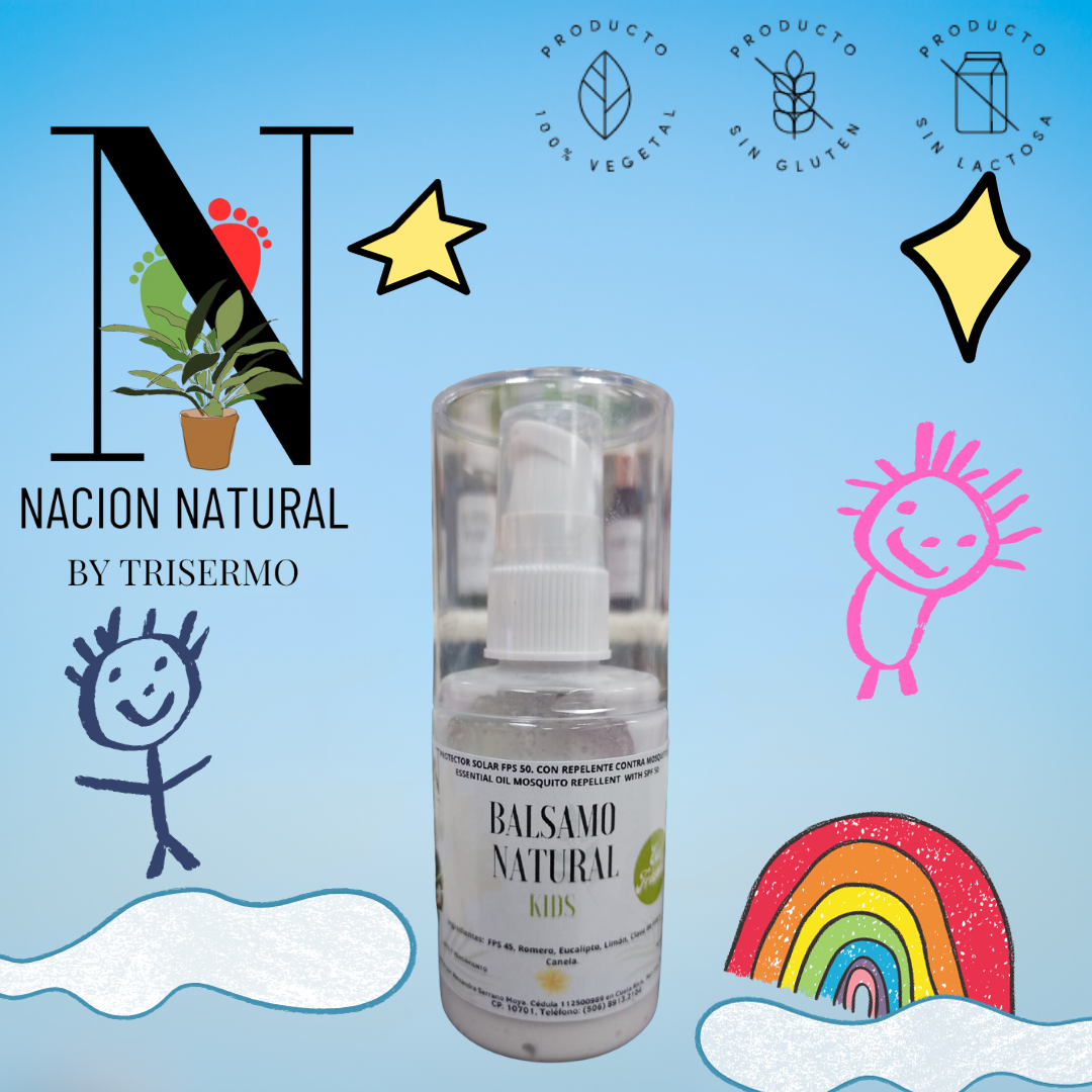 PROTECTOR SOLAR CON REPELENTE  CONTRA MOSQUITOS PARA NIÑOS 100% ORGANICO 2 EN 1 - Image 4